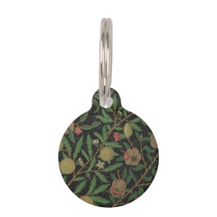 William Morris Pomegranate Classic Fruit Pet Tag