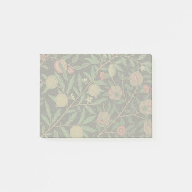 William Morris Pomegranate Classic Fruit Post-it Notes (Front)