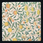 WILLIAM MORRIS "POMEGRANATE" DESIGN STONE COASTER<br><div class="desc">WILLIAM MORRIS "POMEGRANATE" DESIGN STONE COASTER</div>