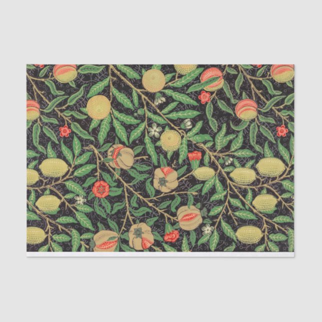 William Morris Pomegranate Design Tissue Paper (Front)