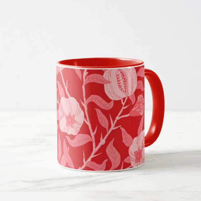 William Morris - Pomegranate Mug (Front Right)