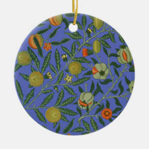 William Morris Pomegranate Wallpaper Ceramic Ornament