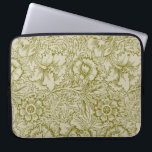 William Morris Poppy Classic Floral Green Laptop Sleeve<br><div class="desc">William Morris Company's Poppy wallpaper, a design of poppy flowers and foliage in a beautiful green tone. Colour woodblock print on paper; Designed by Mary (May) Morris; Published by Morris & Co. 1885. Wallpaper Sheet from a Set of Ten Wallpaper Sheets. Original from the Minneapolis Institute of Art william morris...</div>