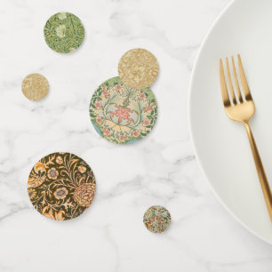 William Morris Poppy Floral Wallpaper Confetti