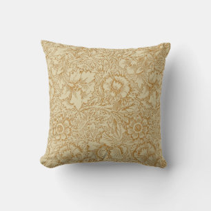 William Morris Poppy Floral Wallpaper Cushion
