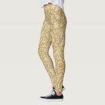 William Morris Poppy Floral Wallpaper Leggings<br><div class="desc">William Morris Poppy Pattern (1881). This image is based on the antique William Morris Poppy Pattern,  a Victorian wallpaper and fabric design by William Morris showing an antique damask floral flower vine pattern.</div>