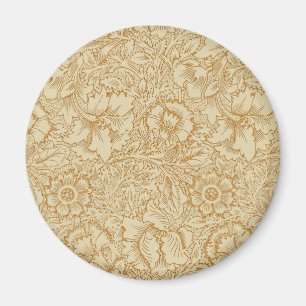 William Morris Poppy Floral Wallpaper Magnet
