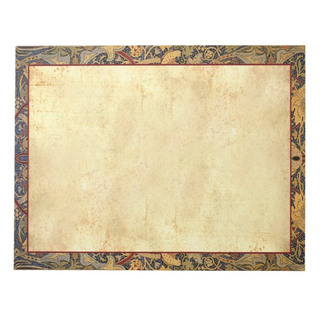William Morris Pre-Raphaelite 11X8.5 in Notepad (Front)