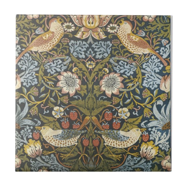 William Morris Pre Raphaelite Fine Art Tiles (Front)