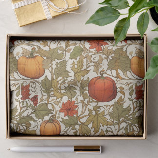 William Morris Pumpkins Wild Turkey Tissue Paper