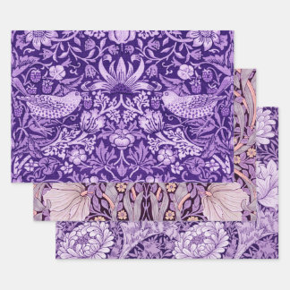 William Morris, Purple Wrapping Paper Sheet