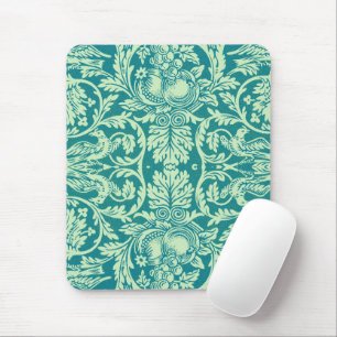 William Morris Queen Vintage Bird & Floral Classic Mouse Pad