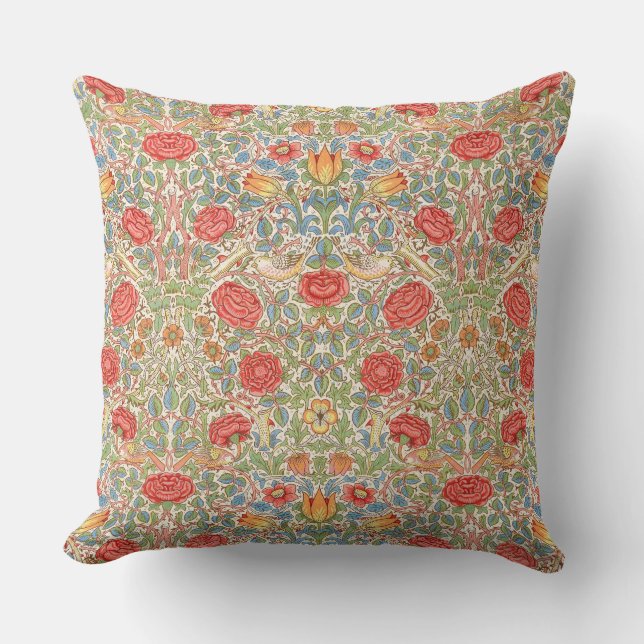 William Morris "Rose" Cushion (Front)