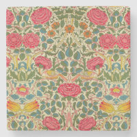 William Morris Rose Floral Chintz Pink