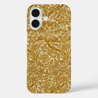 William Morris Rose & Thistle Floral Golden