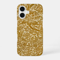 William Morris Rose & Thistle Floral Golden
