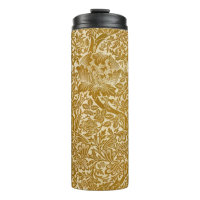 William Morris Rose & Thistle Floral Golden