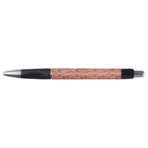 William Morris Rose & Thistle Floral Red