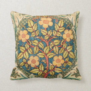 William Morris Rose Wreath Cushion