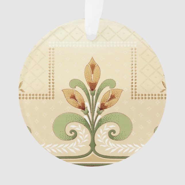 William Morris Row of Lilies  Ornament (Front)