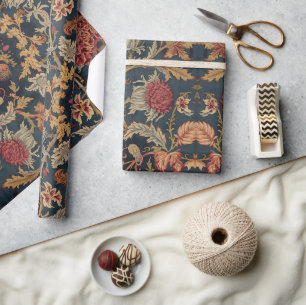 William Morris Scottish Thistle vintage floral Wrapping Paper