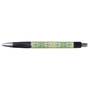 William Morris Seamless Ceiling Lime Green Pattern