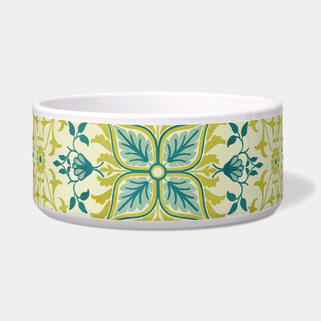 William Morris Seamless Ceiling Lime Green Pattern (Front)