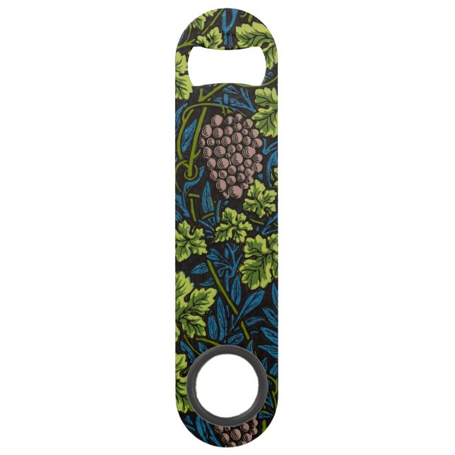 William Morris Seamless Grape Vine Black Pattern (Front)