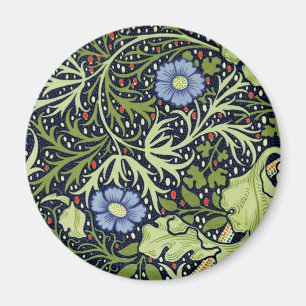 William Morris Seaweed Antique Flower Magnet