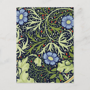 William Morris Seaweed Antique Flower Postcard