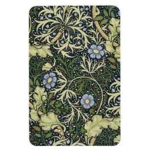 William Morris Seaweed Pattern Floral Vintage Art Magnet