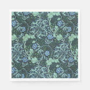 William Morris Seaweed Pattern Napkin