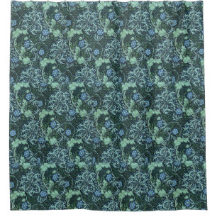 William Morris Seaweed Pattern  Shower Curtain