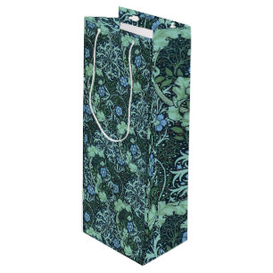 William Morris Seaweed Pattern   Wine Gift Bag