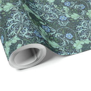 William Morris Seaweed Pattern    Wrapping Paper