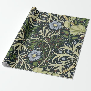 William Morris Seaweed Pattern Wrapping Paper