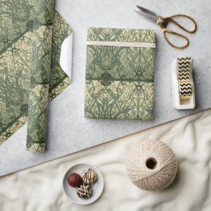 William Morris Seaweed Vintage Floral art nouveau Wrapping Paper