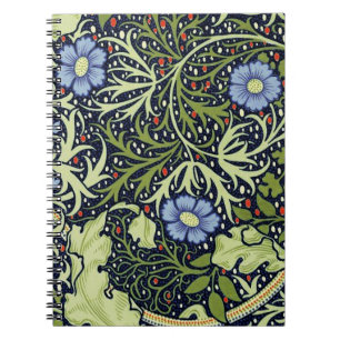 William Morris Seaweed Wallpaper Pattern Notebook