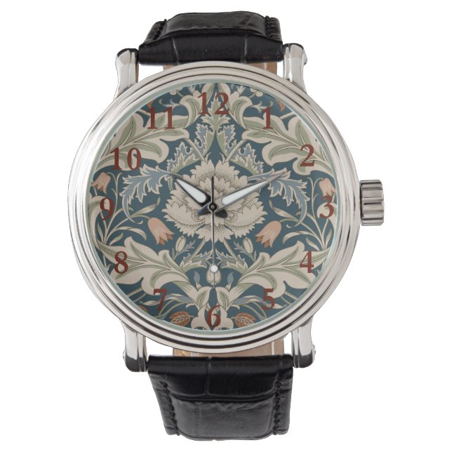 William Morris Severn Floral Garden Flower Classic Watch (Front)