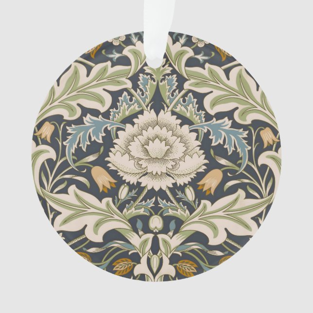 William Morris Severn Floral Pattern Classic Ornament (Front)