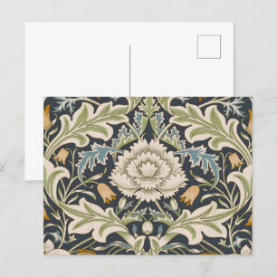 William Morris Severn Floral Pattern Classic Postcard
