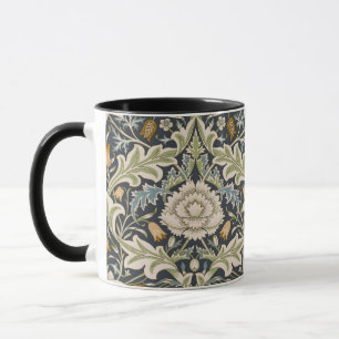William Morris Severn Navy Blue Floral Art Mug
