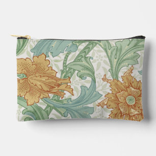 William Morris Single Stem Floral Pattern Accessory Pouch