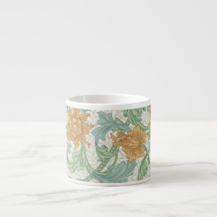 William Morris Single Stem Floral Pattern Espresso Cup