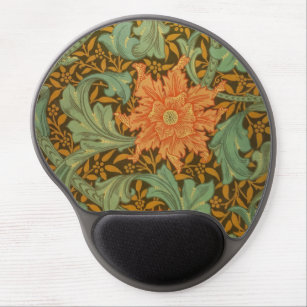 William Morris Single Stem Pattern Art Nouveau Gel Mouse Pad