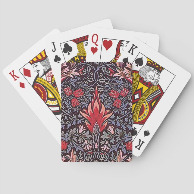 William Morris “Snakehead” Playing Cards (Back)