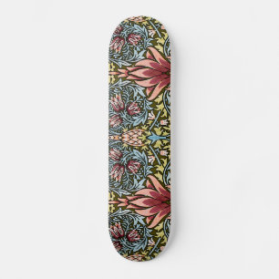 William Morris Snakeshead Art Wallpaper Pattern Skateboard