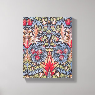 William Morris Snakeshead Floral Art Nouveau Canvas Print