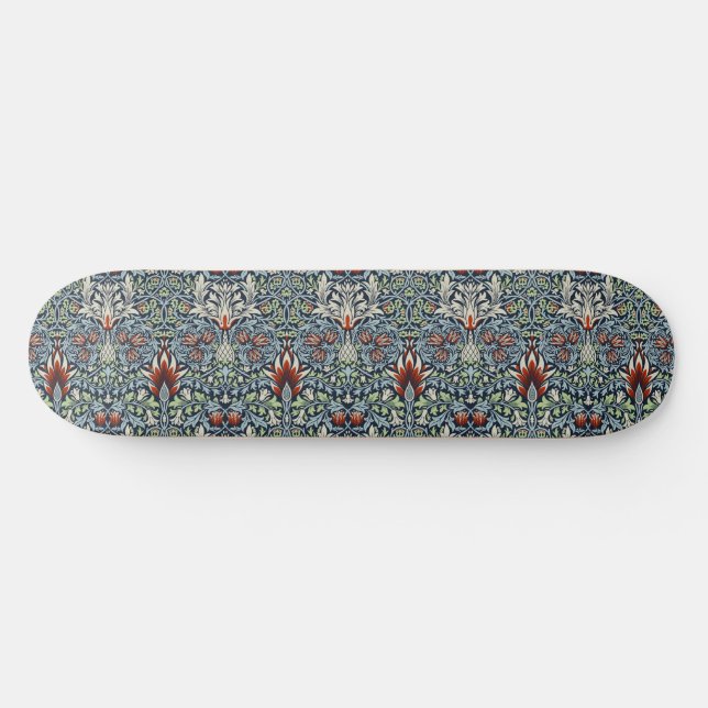 William Morris Snakeshead Floral Classic Botanical Skateboard (Horz)