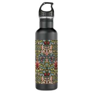 William Morris Snakeshead Floral Pattern 710 Ml Water Bottle